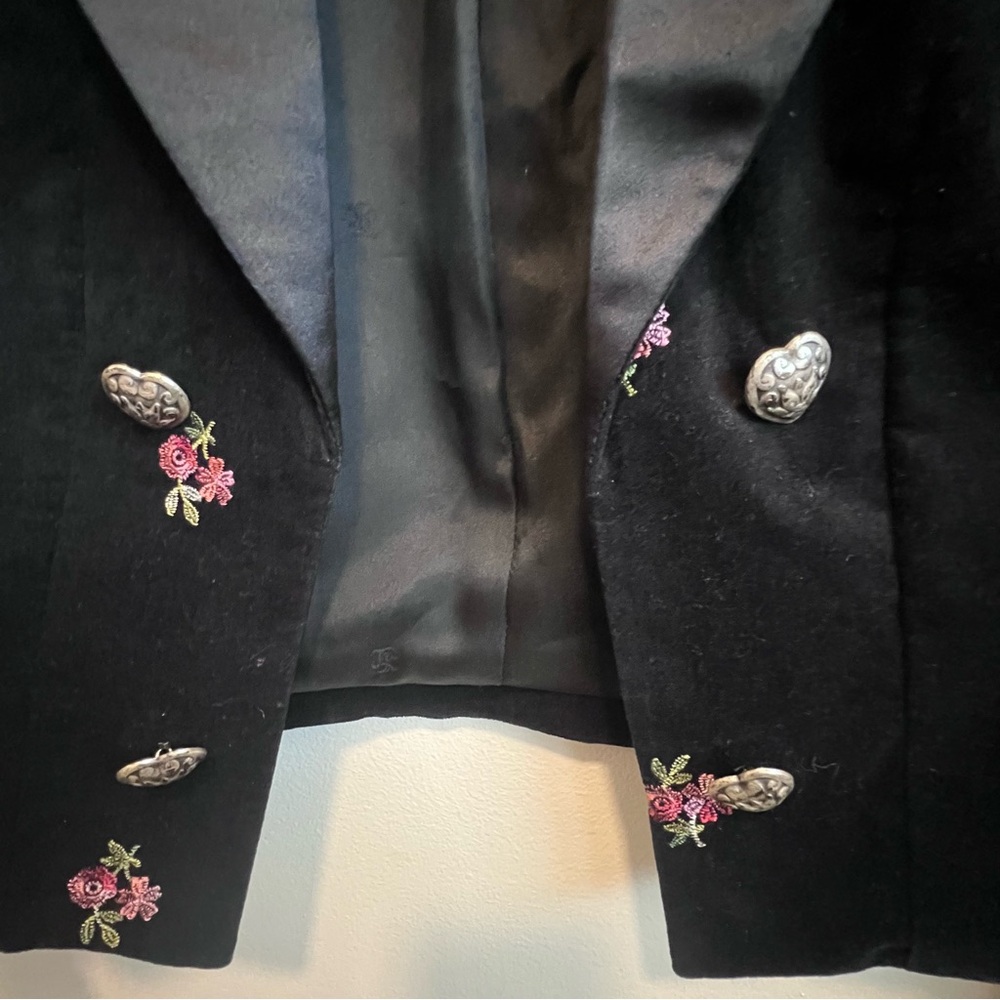 The Kooples: Women’s Embroidered Velvet Jacket - Picture 6 of 7